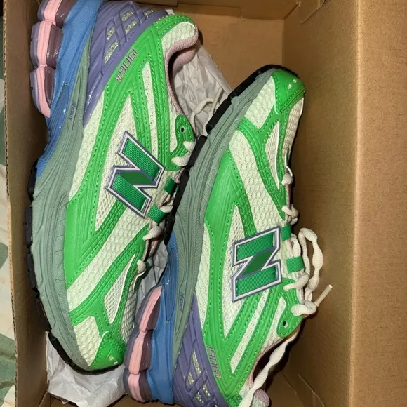 New Balance 1906R in Green and Purple