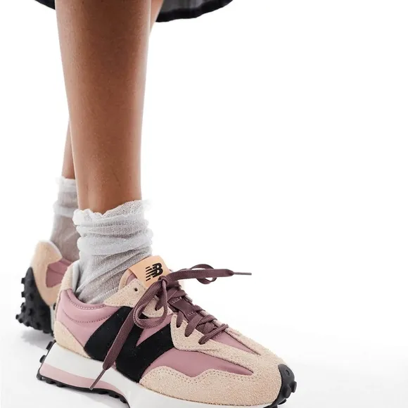 New Balance 327 Women’s Shoes - Rosewood/black/cream