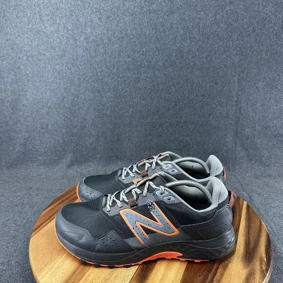 New Balance 410 V8 Trail Orange Black Running Shoes Mens Sz 12 Womens 13.5 4E