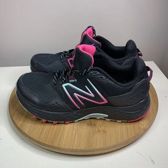 New Balance 410v8 Women’s Trail Running Sneakers Shoes Black WT410LC8 Size 9 B
