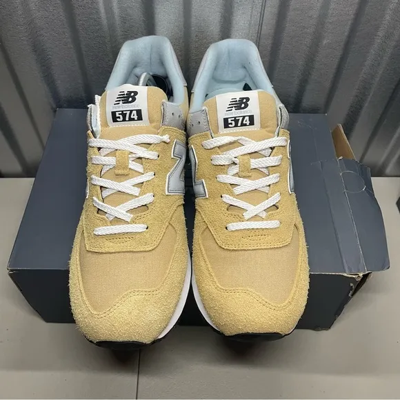 New Balance 574 Mustard U574PGW Men’s Shoes NEW