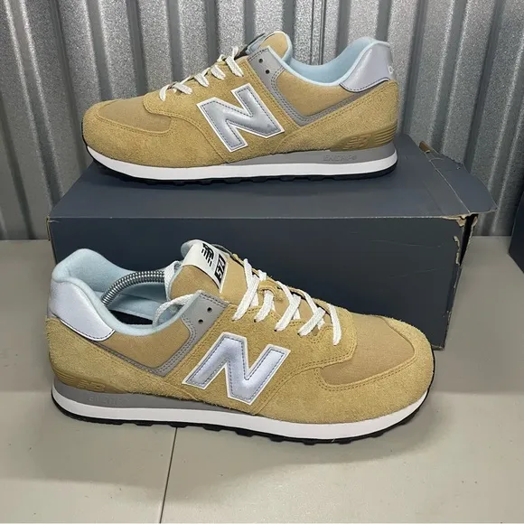 New Balance 574 Mustard U574PGW Men’s Shoes NEW