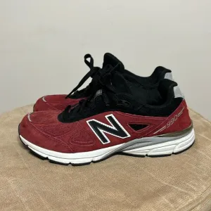 New Balance 990v4 Dark Red KJ990R4G