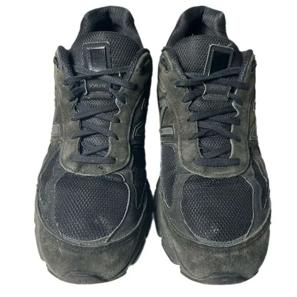 New Balance 990V4 Triple Black Made in USA Running Shoes M990BB4 Men’s Size 13 D