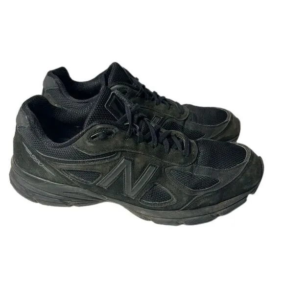 New Balance 990V4 Triple Black Made in USA Running Shoes M990BB4 Men’s Size 13 D