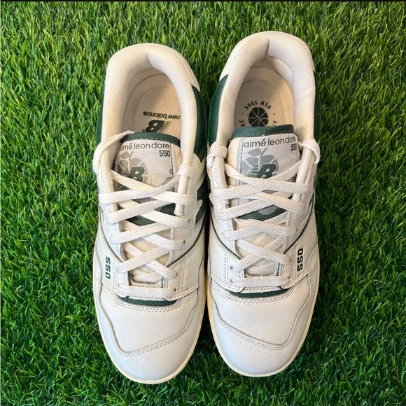 New Balance Aimé Leon Dore x 550 Evergreen White Green