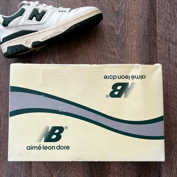 New Balance Aimé Leon Dore x 550 Evergreen White Green