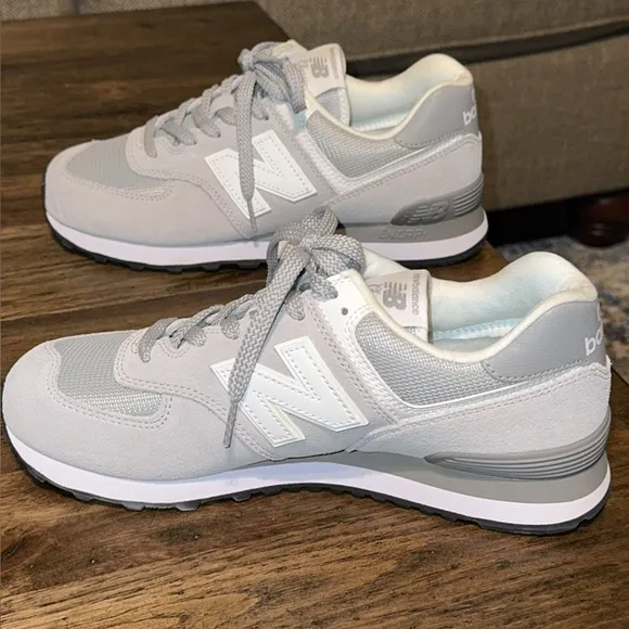 NEW BALANCE Classic 574 ML574RC2 Gray/White Athletic Core Sneakers/Shoes Men 8.5