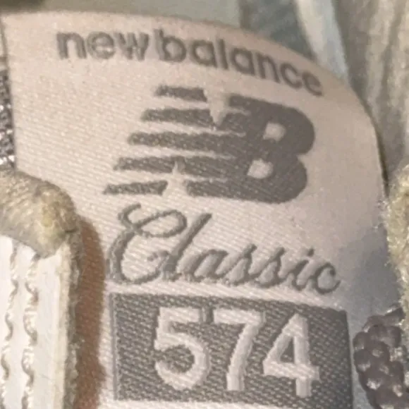 NEW BALANCE Classic 574 ML574RC2 Gray/White Athletic Core Sneakers/Shoes Men 8.5