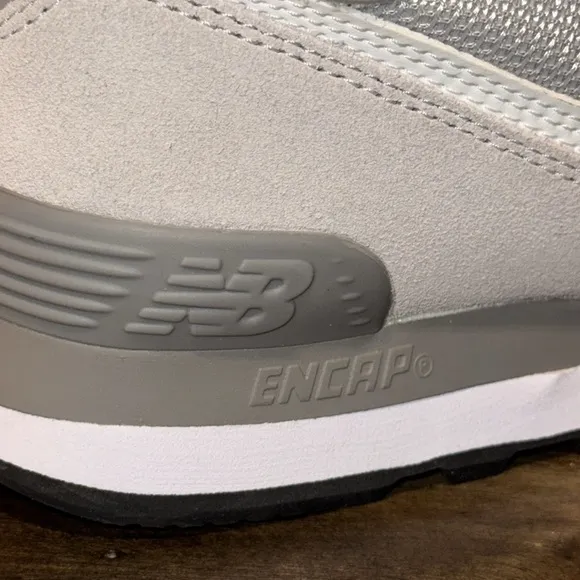 NEW BALANCE Classic 574 ML574RC2 Gray/White Athletic Core Sneakers/Shoes Men 8.5
