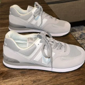 NEW BALANCE Classic 574 ML574RC2 Gray/White Athletic Core Sneakers/Shoes Men 8.5