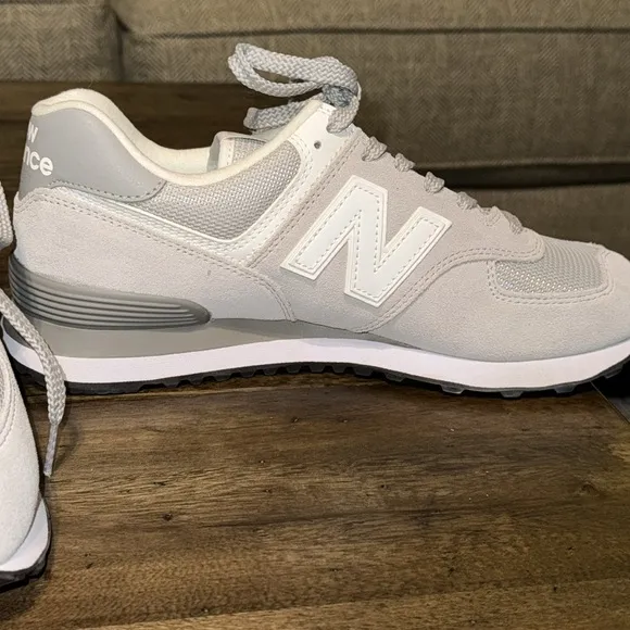 NEW BALANCE Classic 574 ML574RC2 Gray/White Athletic Core Sneakers/Shoes Men 8.5