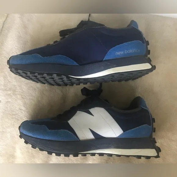 New Balance FIGS 327 Blue and White Limited Edition Unisex Sneakers