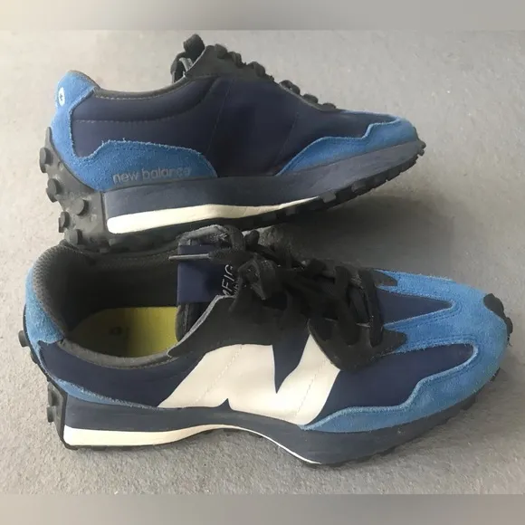 New Balance FIGS 327 Blue and White Limited Edition Unisex Sneakers