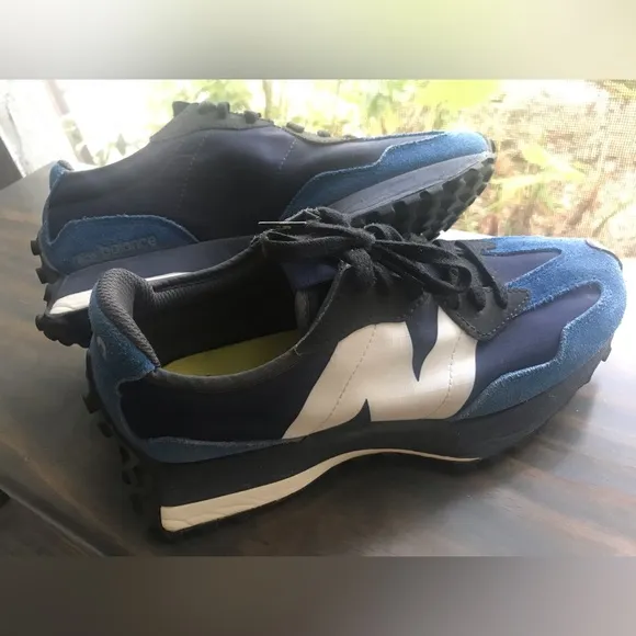 New Balance FIGS 327 Blue and White Limited Edition Unisex Sneakers