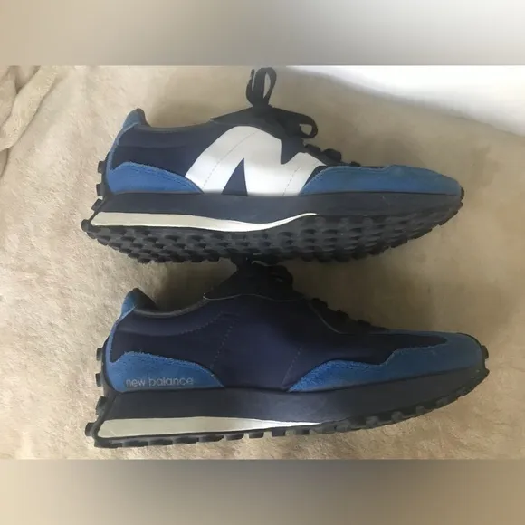 New Balance FIGS 327 Blue and White Limited Edition Unisex Sneakers