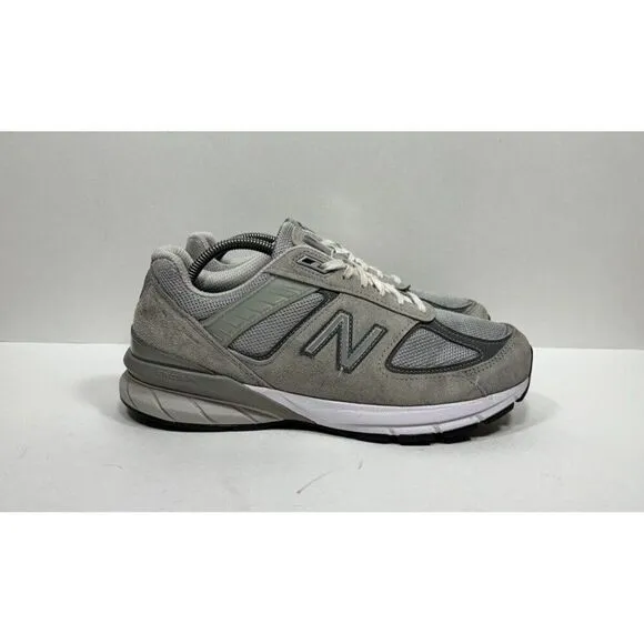 New Balance Made in USA 990v5 Men's 8.5 6E Grey Running Sneakers Shoes M990GL5