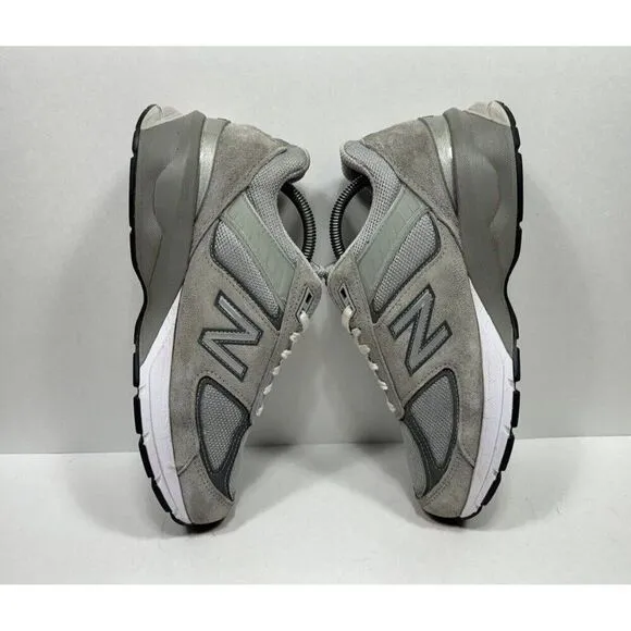 New Balance Made in USA 990v5 Men's 8.5 6E Grey Running Sneakers Shoes M990GL5
