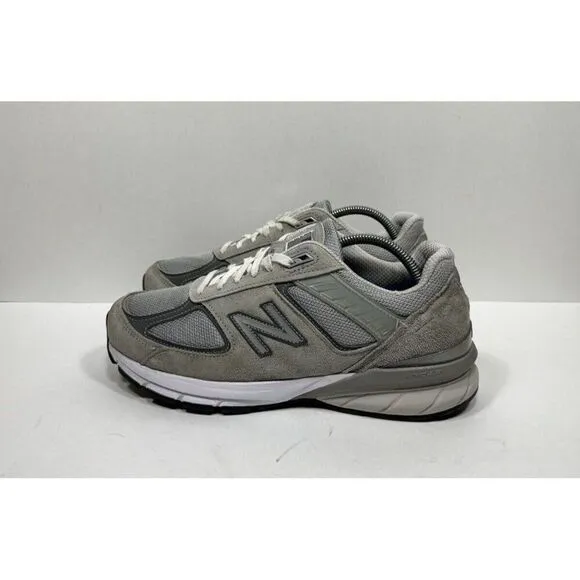 New Balance Made in USA 990v5 Men's 8.5 6E Grey Running Sneakers Shoes M990GL5