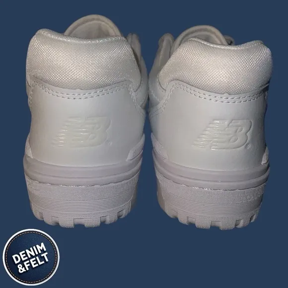 New Balance Men’s 550 All Triple White B550WWW Shoe/Sneaker | NEW/NIB 🩶👟