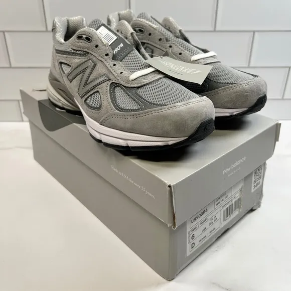 New Balance Men’s 990s 990 V4 Black Shoes Sneakers