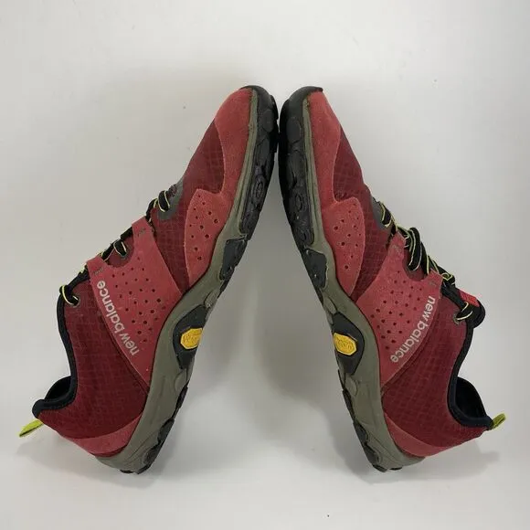New Balance Minimus 20 V2 Trail Running Shoes Mens Size 8 Red Burgundy Vibram