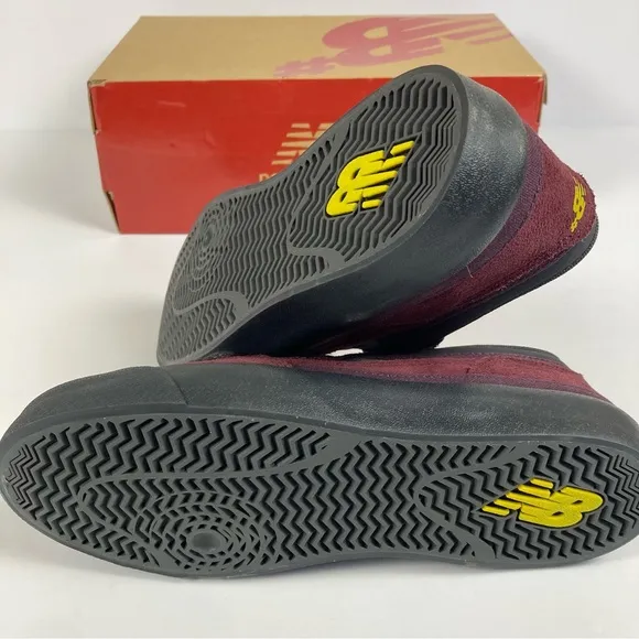 NEW BALANCE Numeric Franky Villani 417 Low NB Burgundy Shoes Sz Women 8 Men 6.5