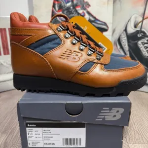 New Balance Rainier Shoes Mens 5.5/ Women’s 7 Glazed Ginger Brown Blue URAINOG
