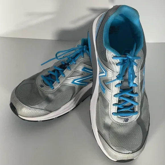 New Balance Tennis Shoes 1540v3 Running Shoes Silver &amp; Polaris Made in USA Sz 12