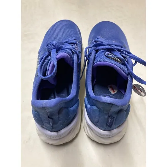 New Balance Women Fresh Foam Running Shoes  6.5 Wide Blue Athletic Sneakers New