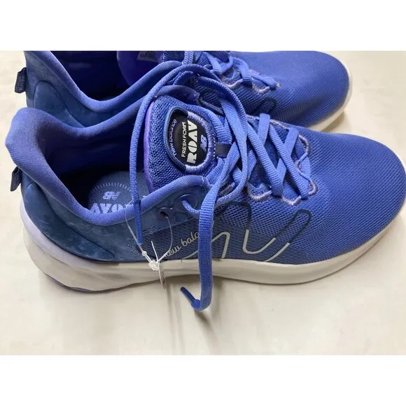 New Balance Women Fresh Foam Running Shoes  6.5 Wide Blue Athletic Sneakers New
