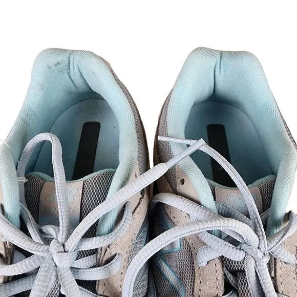 New Balance- Women’s 877 Mesh Comfort Walking Shoes Grey &amp; Blue, Size 8.5 WIDE