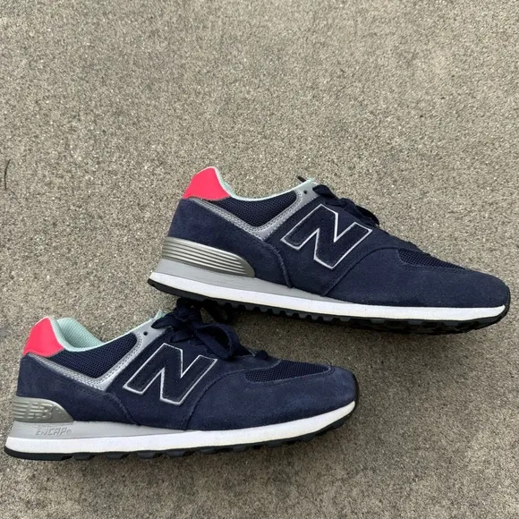 New Balance X FIGS 574 ML574FGS Men’s Blue Shoes size 9 preloved