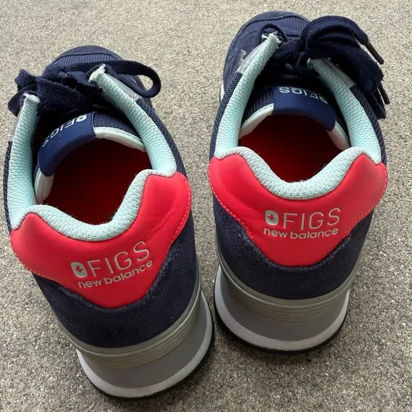 New Balance X FIGS 574 ML574FGS Men’s Blue Shoes size 9 preloved