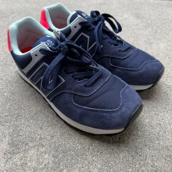 New Balance X FIGS 574 ML574FGS Men’s Blue Shoes size 9 preloved