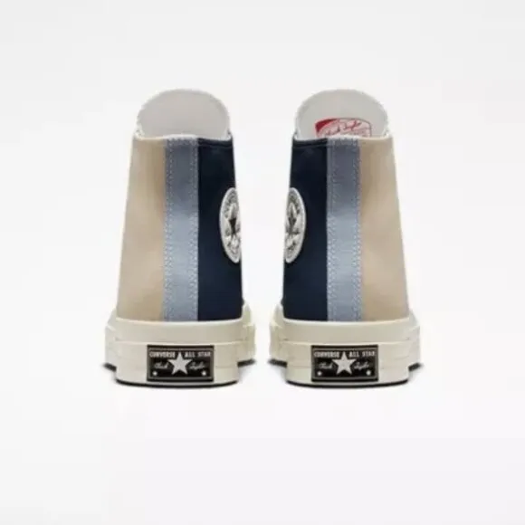 New Converse Chuck 70 Hi Tri-Panel Navy Oat Milk Ocean Unisex Shoes A05659C 4-15