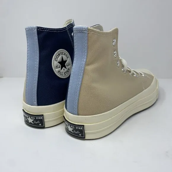 New Converse Chuck 70 Hi Tri-Panel Navy Oat Milk Ocean Unisex Shoes A05659C 4-15