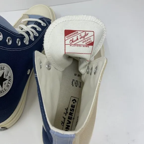 New Converse Chuck 70 Hi Tri-Panel Navy Oat Milk Ocean Unisex Shoes A05659C 4-15