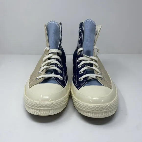 New Converse Chuck 70 Hi Tri-Panel Navy Oat Milk Ocean Unisex Shoes A05659C 4-15