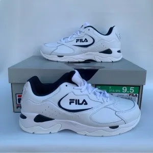 New FILA TRI RUNNER Men’s Shoes White / Navy Size 9.5