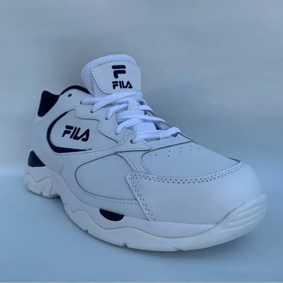 New FILA TRI RUNNER Men’s Shoes White / Navy Size 9.5