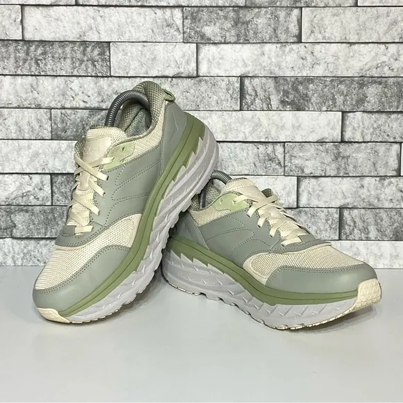 New Hoka One One Bondi L Barley Oat Womens 9 Athletic Shoes