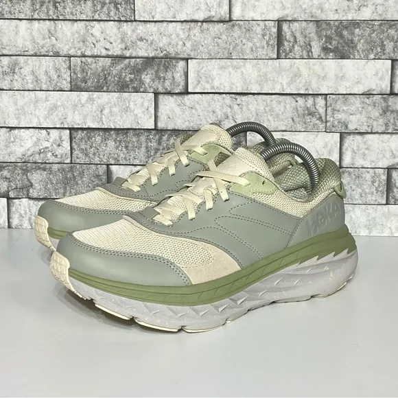 New Hoka One One Bondi L Barley Oat Womens 9 Athletic Shoes