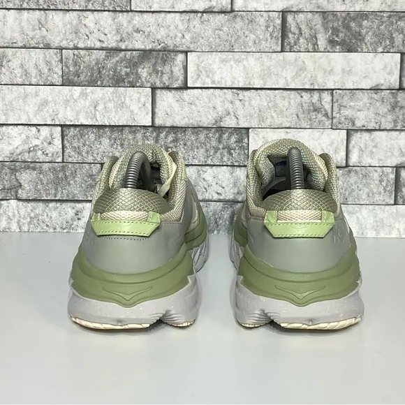 New Hoka One One Bondi L Barley Oat Womens 9 Athletic Shoes