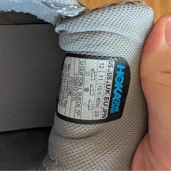NEW! Hoka One One Men's L Suede Galactic Grey 1150910/GTL Men’s 11 Women’s 12