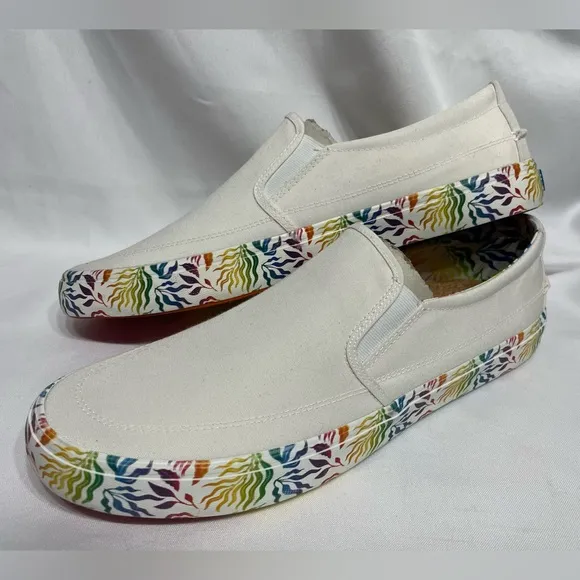 NEW in box Mens size 13 Sperry Striper TG Twin Gore shoes rainbow pride LQBTQ