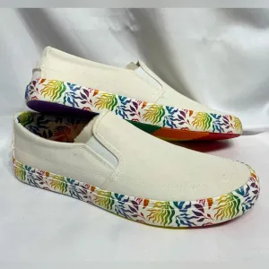 NEW in box Mens size 13 Sperry Striper TG Twin Gore shoes rainbow pride LQBTQ