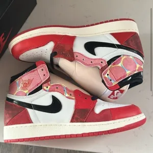 NEW Jordan 1 Retro High Spider-Man Across the Spider-Verse GS 6.5 Y or 8 Women’s