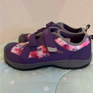 NEW KEEN Kids' Purple Tie-Dye Speed Hound Bike Tread Shoes Size 6