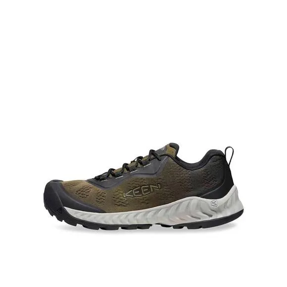 NEW KEEN men's nxis speed hiking shoes in military olive/ombre